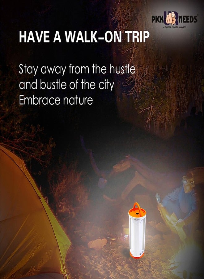 Pick Ur Needs Rechargeable 90W Home Emergency Light 3 Side Tube Floor Lantern Lamp with Hanging Handle - Image 5